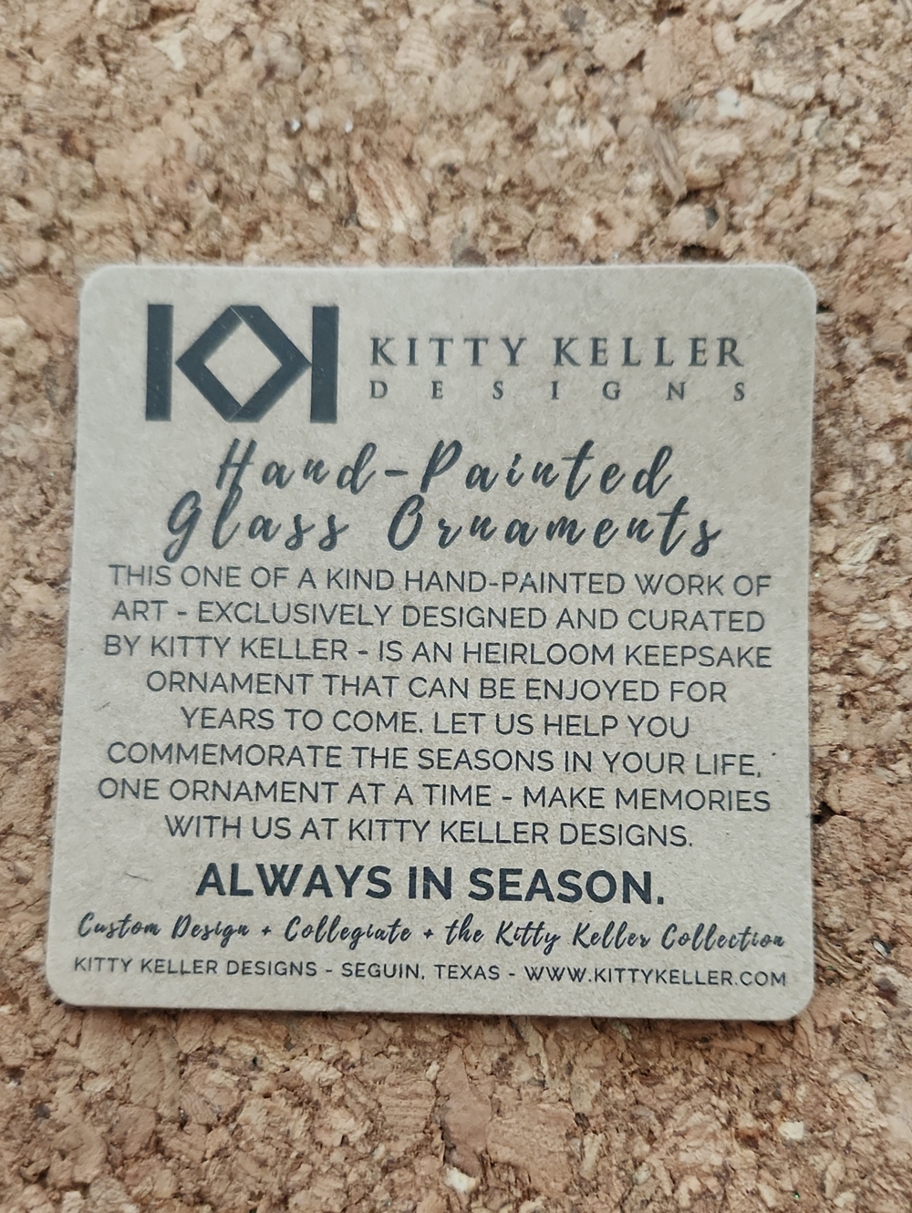 Kitty Keller Design Grand Teton National Park Glass Ornament - Picture 8 of 10